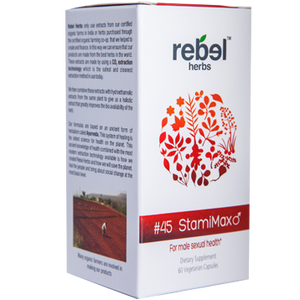 #45 StamiMax 60 vegcaps Rebel Herbs