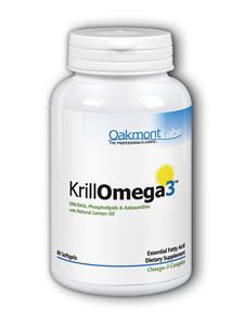 KrillOmega3 60 gels Oakmont Labs