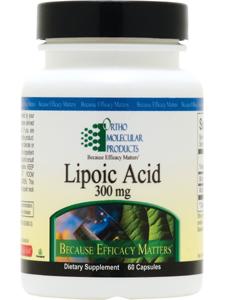 Lipoic Acid 300mg 60 caps Ortho Molecular