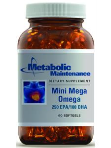 Mini Mega Omega 60 gels Metabolic Maintenance