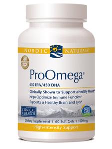 ProOmega Unflavored 60 softgels Nordic Naturals