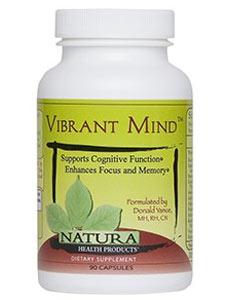 Vibrant Mind 90 Caps Natura Health Products