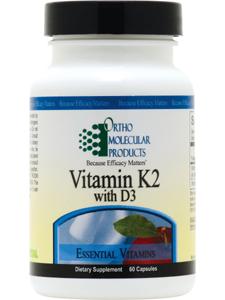 Vitamin K2 With D3 60 caps Ortho Molecular