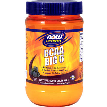 BCAA Big 6 Grape 600 g Now