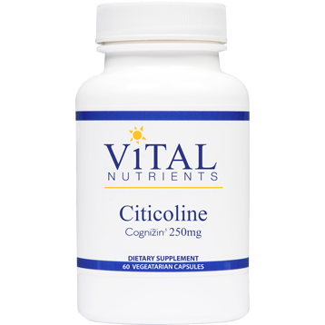 Citicoline Cognizin 250 mg 60 vegcaps Vital Nutrients