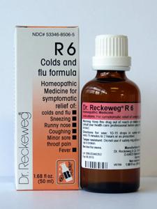 Colds and Flu Formula R6 50 ml Dr Reckeweg