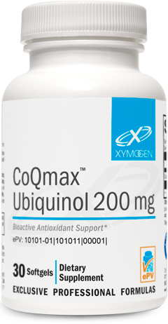 CoQmax Ubiquinol 200 mg 30 sg Xymogen