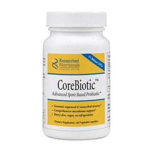 CoreBiotic - Dairy-free, Vegan - 60 capsules Researched Nutritionals