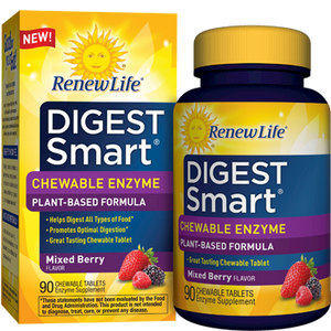 Digest Smart Chewable Berry 90 tabs Renew Life Formulas