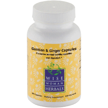 Gentian and Ginger Capsules 90 caps Wise Woman Herbals