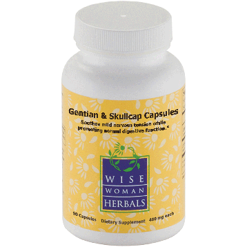 Gentian and Skullcap Capsules 90 caps Wise Woman Herbals