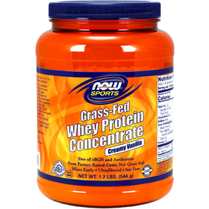 Grass-Fed Whey Protein Vanilla 1.2 lbs Now