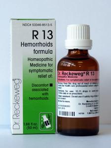 Hemorrhoids Formula R13 50 ml Dr Reckeweg