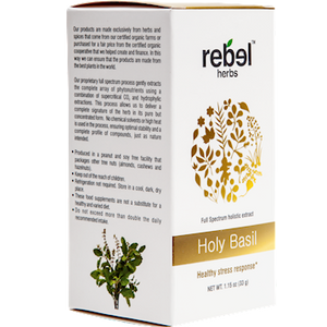 Holy Basil Powdered 1.15 oz Rebel Herbs