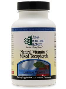 Natural Vitamin E - 120 CT Ortho Molecular