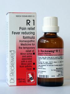 Pain Relief Fever Reducing R1 50 ml Dr Reckeweg