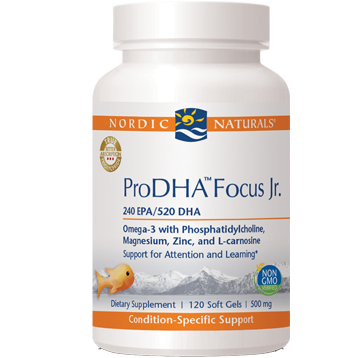 ProDHA Focus Junior 120 softgels Nordic Naturals