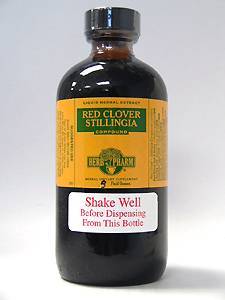 Red Clover Stillingia Compound 8 oz Herb Pharm