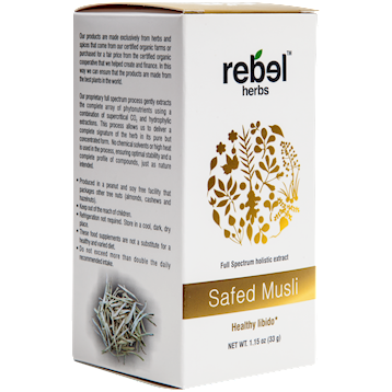 Safed Musli Powdered 1.15 oz Rebel Herbs