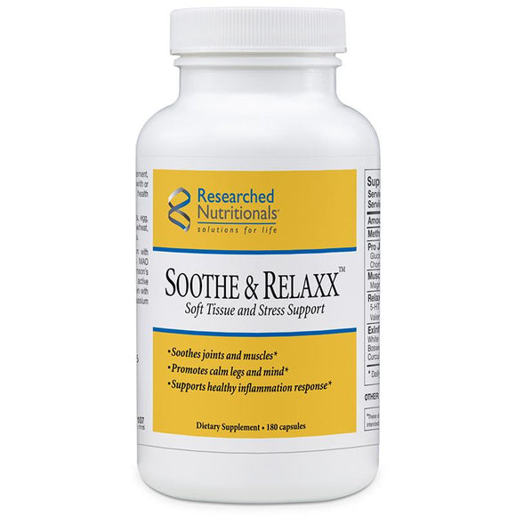 Soothe & Relaxx - 180 capsules Researched Nutritionals