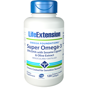 Super Omega3 EPADHA 120 enteric softgels Life Extension