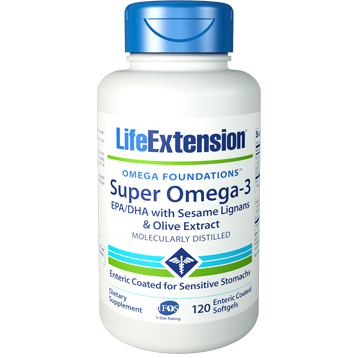 Super Omega3 EPADHA 120 enteric softgels Life Extension