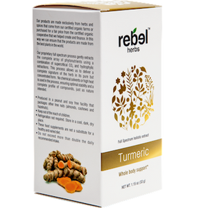 Turmeric Powdered 1.15 oz Rebel Herbs