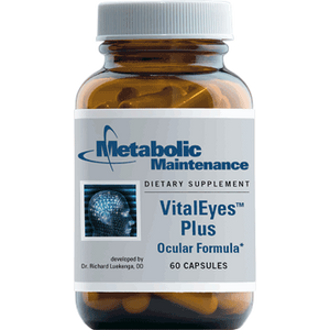 Vital Eyes Plus Ocular Formula 60 caps Metabolic Maintenance