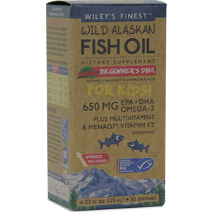 Wild Alaskan Beginner DHA 4.23 fl oz Wiley's Finest