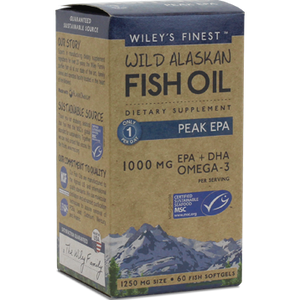 Wild Alaskan Peak EPA 60 softgels Wiley's Finest